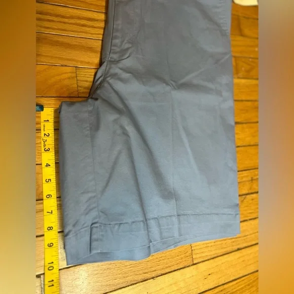 oak hill chino shorts Men’s Size 44 Gray/blue Golf Casual 10” Inseam NWT - Picture 8 of 8